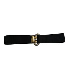 Vintage Gutos West Germany Two Tone Metal Stretch Statement Belt Womens One Size
